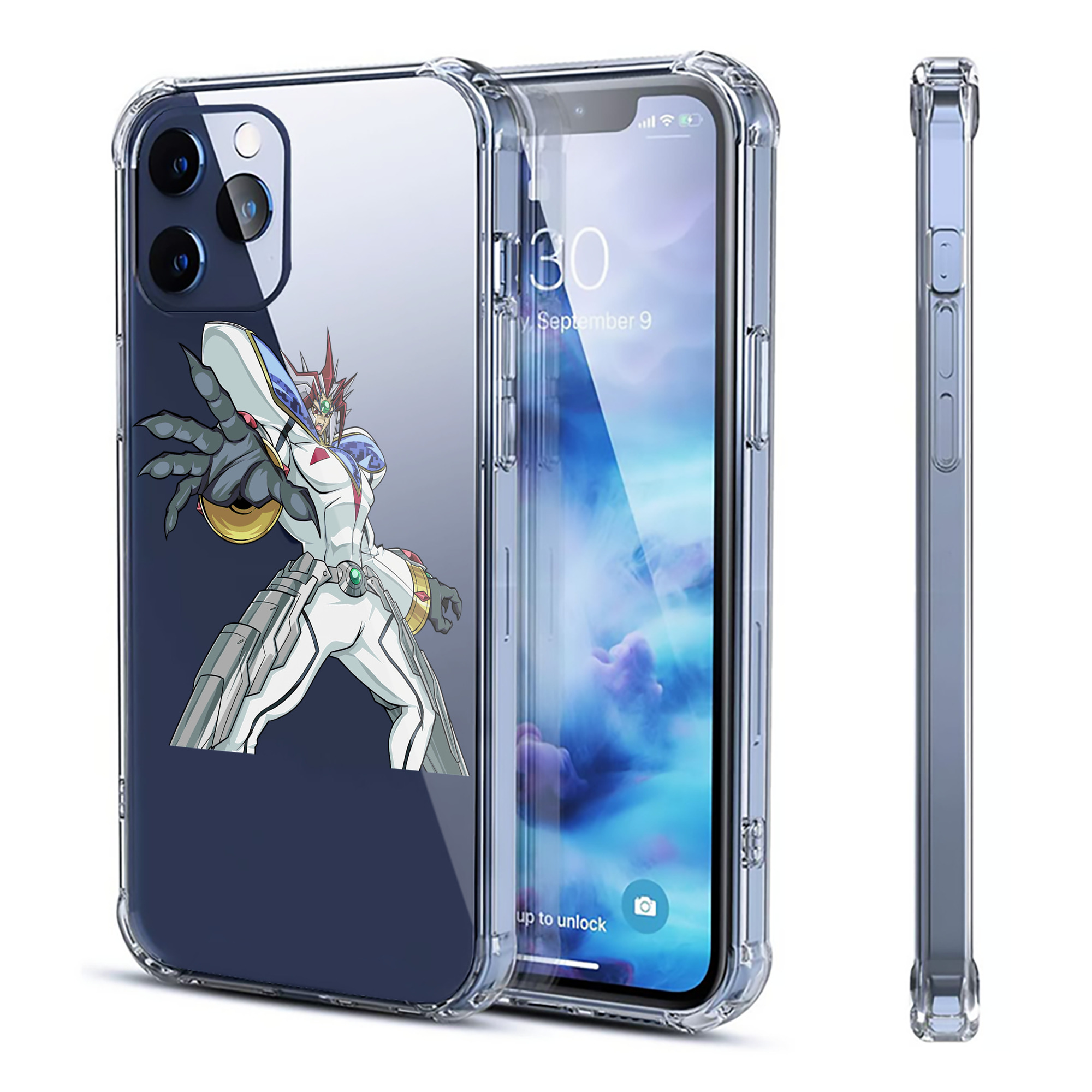 （画像用） 遊☆戯☆王 Yu-Gi-Oh! 【iPhone 12シリーズ対応】透明スマホケース（クリアソフトケース）